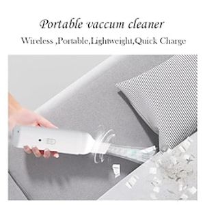 Cordless Vacuum Cleaner Portable Car Vacuum Cordless Rechargeable Mini Handheld Vacuum CleanerUSB-C Wireless Hand Vacuum Small Dust Buster For Car Home CleaningLightweight And Quick Charge Car M Lightinthebox