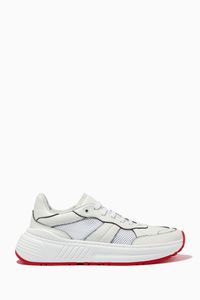 Speedster Sneakers in Calfskin & Mesh
