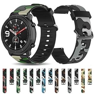 Silicone Strap for Xiaomi Huami Amazfit GTR Camouflage Watch Band 22mm 47mmStratos 2 2S 46mm Lightinthebox