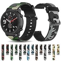 Silicone Strap for Xiaomi Huami Amazfit GTR Camouflage Watch Band 22mm 47mmStratos 2 2S 46mm Lightinthebox - thumbnail