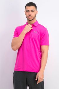 Mens Vented Playoff Polo  Pink