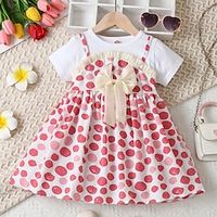Kids Girls' Dress Graphic Short Sleeve School Performance Outdoor Fashion Casual 100% Cotton Summer Spring Fall 1-6 Years Pink Lightinthebox Kids Girls' Dress Graphic Short Sleeve School Performance Outdoor Fashion Casual 100% Cotton Summer Spring Fall 1-6 Years Pink Lightinthebox