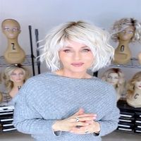Mid Length Trend Wig Natural Looking Synthetic Wigs for Ladies Daily Cosplay Hair Wig Lightinthebox