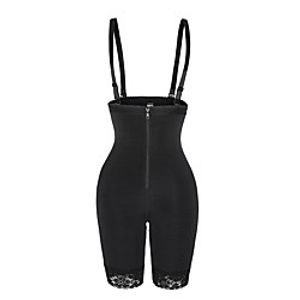 foreign trade source of conjoined body shape clothes women's abdomen thin waist zipper sling elastic net hip-lifting pants butt lifter Lightinthebox