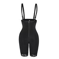 foreign trade source of conjoined body shape clothes women's abdomen thin waist zipper sling elastic net hip-lifting pants butt lifter Lightinthebox - thumbnail