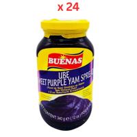 Buenas Sweet Purple Yam Jam Spread 340G Pack of 24