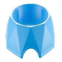 Pets Club Diamond Shape Pet Bowl Blue Medium - 19.6X19.6X6Cm