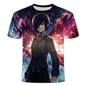 Inspired by Tokyo Ghoul Cosplay Cosplay Costume T-shirt Polyester / Cotton Blend Print 3D T-shirt For Women's / Men's miniinthebox
