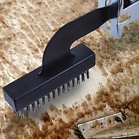 2PCS Electric Steel Brush And Nylon Brush Cleaning Kit For Saber Saw Reciprocating Saw Universal Brush Head Blade Rust Removal And Polishing Tool miniinthebox - thumbnail
