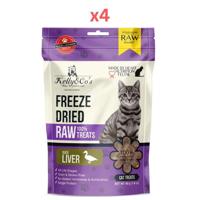 Kelly & Co's Freeze-Dried Duck Liver For Cat - 40G (Pack of 4)