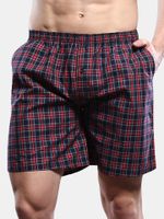 Plaid Cotton Boxer Shorts