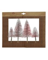 Homesmiths Christmas Brush Mini Tree Snowy - thumbnail