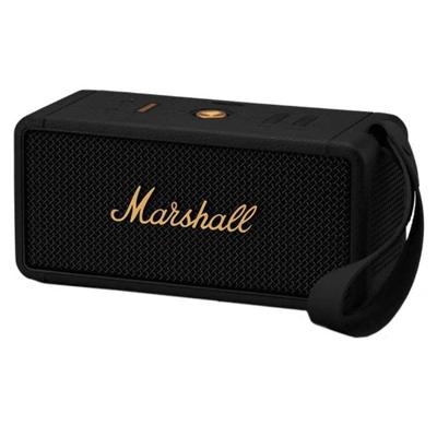 Marshall Middleton Bluetooth Speaker, Black-Brass