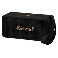 Marshall Middleton Bluetooth Speaker, Black-Brass