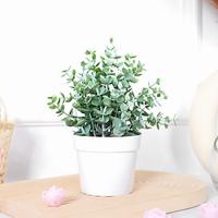 Realistic Artificial Money Plant Potted Plant Lightinthebox - thumbnail