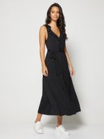 Sleeveless Ruffle Maxi Dress - thumbnail