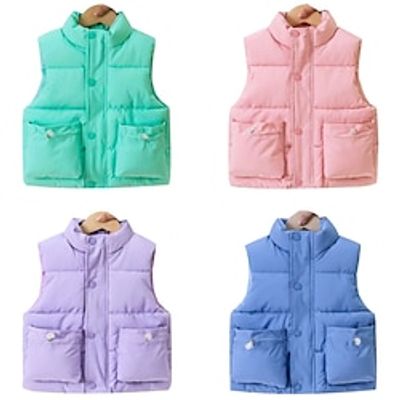 Kids Girls' Down Coat Solid Color Adorable School Coat Outerwear 3-10 Years Spring Black Pink Navy Blue Lightinthebox Kids Girls' Down Coat Solid Color Adorable School Coat Outerwear 3-10 Years Spring Black Pink Navy Blue Lightinthebox