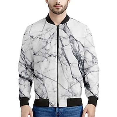 Crack Abstract Men's Bomber Jacket Coat Sports Outdoor Daily Wear Going out Fall Winter Standing Collar Long Sleeve Black White S M L Polyester Denim Weaving Jacket Lightinthebox Crack Abstract Men's Bomber Jacket Coat Sports Outdoor Daily Wear Going out Fall Winter Standing Collar Long Sleeve Black White S M L Polyester Denim Weaving Jacket Lightinthebox