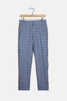 Big Boys Striated Windowpane Pants  Blue - thumbnail