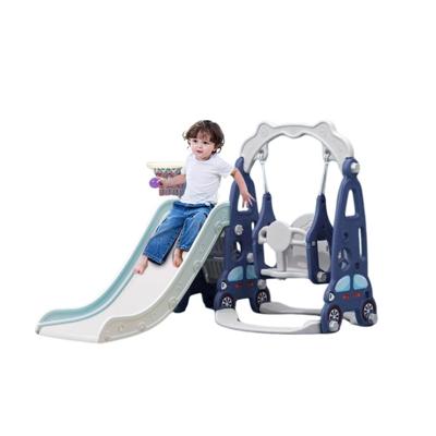 Megastar Zoom Slide & Swing Multiplayset 3 In 1 For Kids With Basketball Hoop - Blue Megastar Zoom Slide & Swing Multiplayset 3 In 1 For Kids With Basketball Hoop - Blue