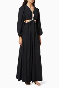Tierneigh Cutout Maxi Dress in Viscose Blend