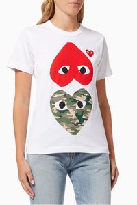 Camouflage Heart T-shirt in Cotton