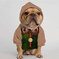 Ugly Christmas Jumper  Dog Cat Pet Pouch Hoodie Graphic Fashion Casual Outdoor Casual Daily Dog Clothes Puppy Clothes Dog Outfits Waterproof Red Costume for Girl and Boy Dog Polyster XXL Lightinthebox - thumbnail