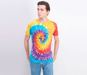 Mens Tie Dye T-Shirts  Orange Combo