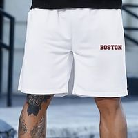 Men's Stylish Classic Style Active Shorts Elastic Drawstring Design Front Pocket Print Short Pants Sports Outdoor Casual Graphic Prints Skull Cotton Blend Comfort Breathable Mid Waist 1 2 3 4 5 S M L miniinthebox - thumbnail