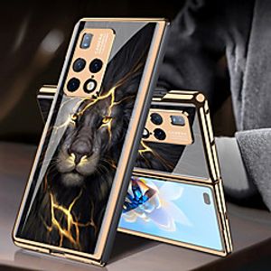 Phone Case For Huawei Full Body Case Huawei Mate X2 Pattern Geometric Pattern Tempered Glass PC miniinthebox