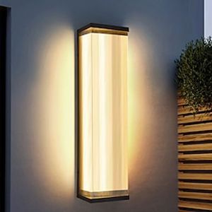 Outdoor Wall Lights, LED Fence Lights IP65 Waterproof WarmWhiteNautral Light Sconce Decorative Fixture With Hardwired For Villa Gate Balcony Yard Exterior Lamp Lightinthebox
