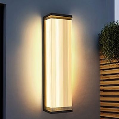 Outdoor Wall Lights, LED Fence Lights IP65 Waterproof WarmWhiteNautral Light Sconce Decorative Fixture With Hardwired For Villa Gate Balcony Yard Exterior Lamp Lightinthebox