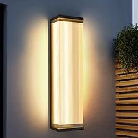 Outdoor Wall Lights, LED Fence Lights IP65 Waterproof WarmWhiteNautral Light Sconce Decorative Fixture With Hardwired For Villa Gate Balcony Yard Exterior Lamp Lightinthebox - thumbnail