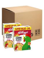 Kelloggs Corn Flakes Original 1kg, Box of 6