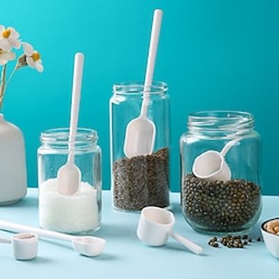 2Pcs Reusable Food Grade Spoon Plastic Measuring Scoop PP Measure Spoon Milk Coffee Teaspoon Milk Powder Kitchen Lightinthebox
