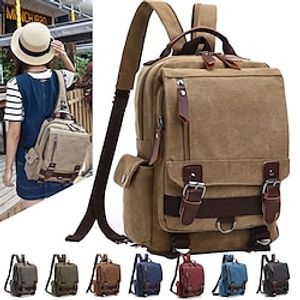 Fashion Women Backpack Vintage Canvas Shoulder Bag Leisure Vogue Package Duffel Bag Wild School Bags For Teenage Girls miniinthebox