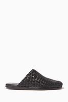 Intreccio Nappa Backless Slippers - thumbnail