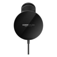 VONMAHLEN Aura Car Magnetic Wireless Charging Pad - Black - thumbnail