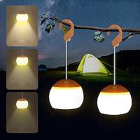 Outdoor LED Camping Light USB Rechargeable Portable Lantern Waterproof Tent Light Outdoor Camping Lighting Atmosphere Light 1PC Lightinthebox