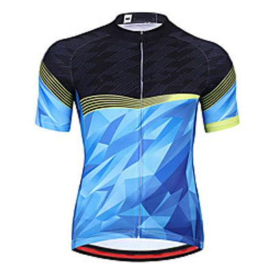 21Grams Men's Long Sleeve Cycling Jersey Spandex Red Blue 3D Bike Top Mountain Bike MTB Road Bike Cycling Quick Dry Moisture Wicking Sports Clothing Apparel  Athleisure Lightinthebox