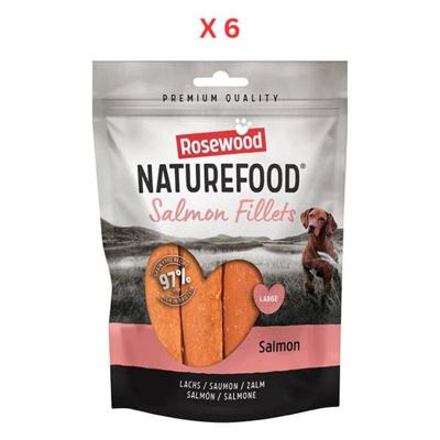 Rosewood Naturefood Salmon Fillets Dog Treats 150g Pack Of 6