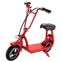 Megastar Megawheels Mini Coco 36V Harley City Foldable Electric Scooter, Red - M1-R (UAE Delivery Only)
