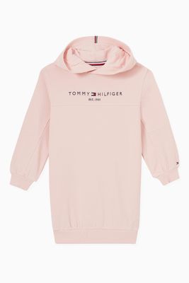 Essential Hoodie Dress in Cotton Terry