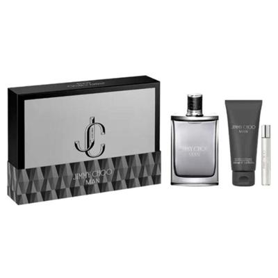 Jimmy Choo Man 3Pcs (M) Edt 100Ml + Edt 7.5Ml + Sg 100Ml Gift Set
