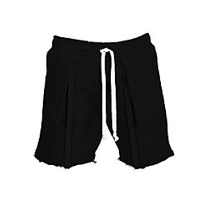 Men's Casual  Sporty Athleisure Quick Dry Breathable Sports Daily Beach Chinos Shorts Pants Solid Color Short Drawstring Elastic Waist Black Dark Gray Navy Blue Gray Lightinthebox