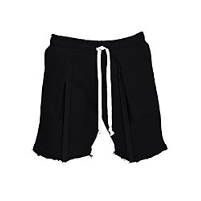 Men's Casual  Sporty Athleisure Quick Dry Breathable Sports Daily Beach Chinos Shorts Pants Solid Color Short Drawstring Elastic Waist Black Dark Gray Navy Blue Gray Lightinthebox