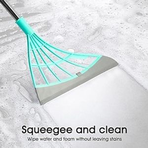 Broom Silicone Floor Glass Mops Wiper Rubber Broom Sweeper Mopping Household Pet Hair Removal Brushes Cleaning Tools miniinthebox
