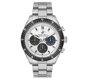 Beverly Hills Polo Club Men's Multi Function Silver Dial Watch - BP3358X.330