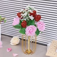 1pc Valentine'S Day Wedding Bouquet Simulated Love Roses Mother'S Day Gift Holiday Party Home Restaurant Interior Decoration miniinthebox