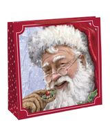 Homesmiths Christmas Trad Santa Jumbo Square Woven Bag